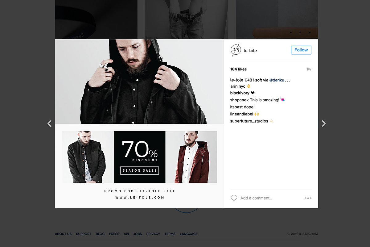Instagram Promotion Banners, a Social Media Template by BOXKAYU (Photo 2 of 6)