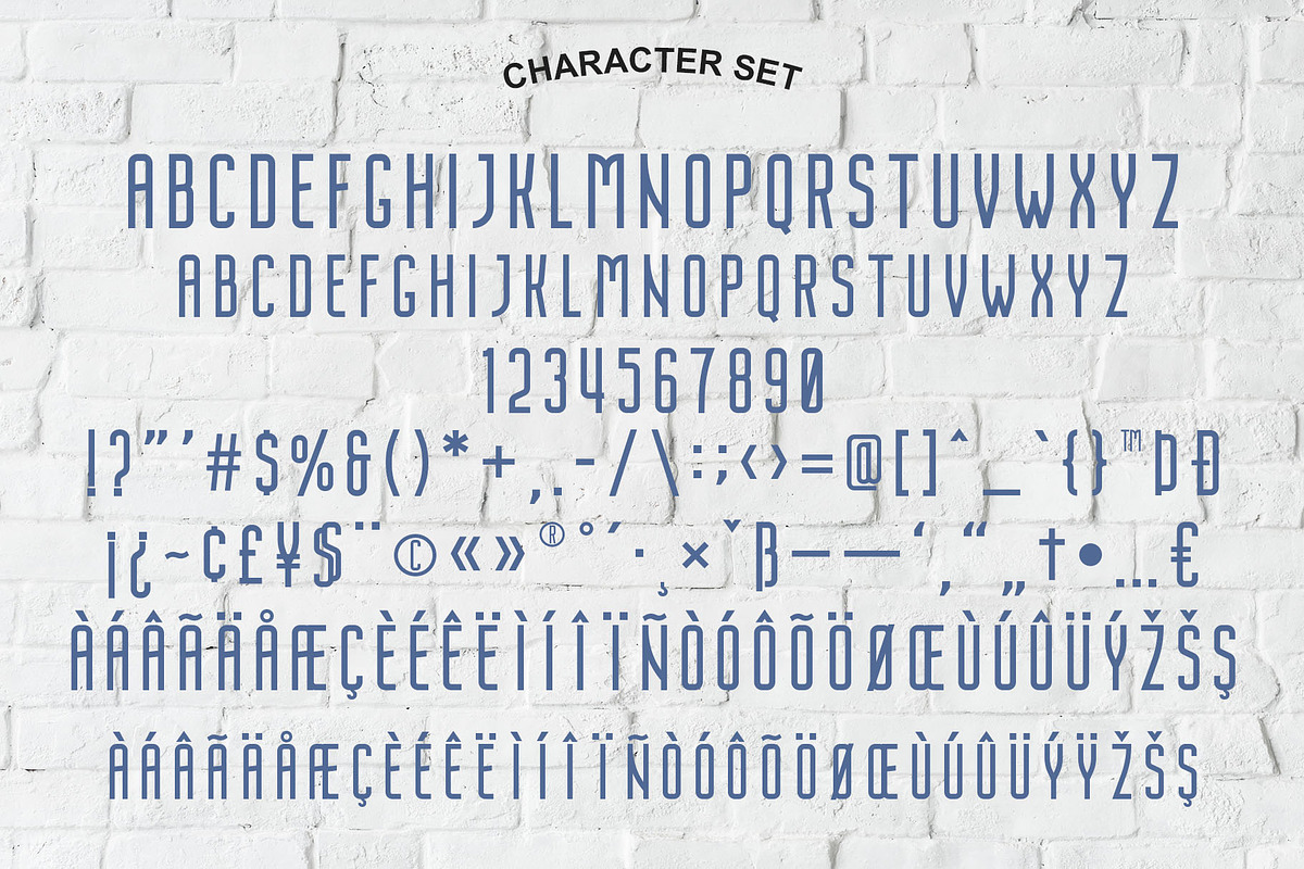 Nordin Extrude Font Family, a Sans Serif Font by Craft Supply Co. (Photo 7 of 9)