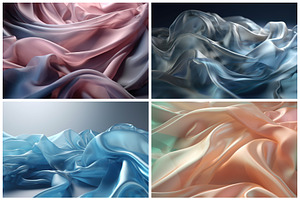 24 Soft Silk Fabric Backgrounds