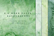 worn paper background, green, a Texture Illustration by swiejko (Thumbnail 1 of 6)
