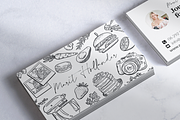 Food Market Vector Line Drawings, a Food Illustration by Esther van Helmont (Thumbnail 2 of 4)