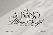 Albano - Luxury Branding Font Duo, a Handwritten Font by AndrewPixelType (Thumbnail 1 of 11)