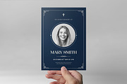 Art Deco Funeral Template, a Flyer Template by BrandPacks (Thumbnail 4 of 6)