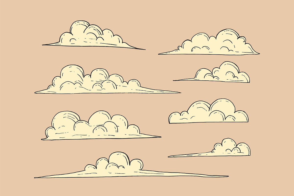 Hand Drawn Desert Landscape Elements, an Illustration by Artolabs (Photo 18 of 19)