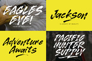 Yusfe'ok - Futuristic Brush Font, a Handwritten Font by Sealoung (Thumbnail 6 of 10)