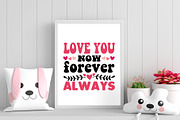 love you now forever always, a Graphic by minmicro (Thumbnail 2 of 5)