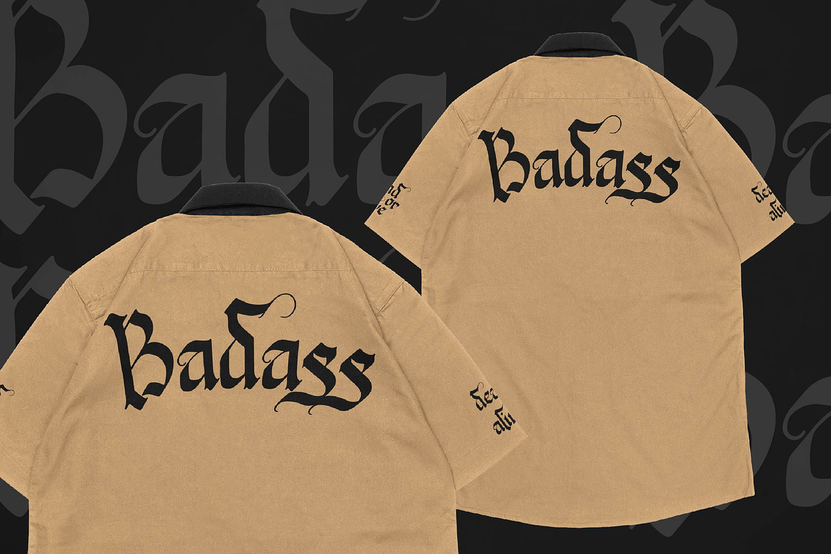 Rudra Great | Blackletter Typeface, a Blackletter Font by Denustudios (Photo 8 of 14)