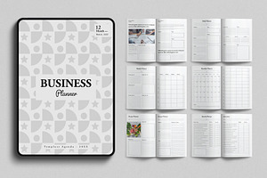 Digital Business Planner Template, a Brochure Template by E-Type