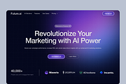 Future.Ai - Marketing Landing page, a Landing Page Template by Ahmed Rubel (Thumbnail 2 of 5)