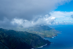 Aerial view of Hiva Oa in the Marquesas Islands, French Polynesi, a Photo by GoodGoods