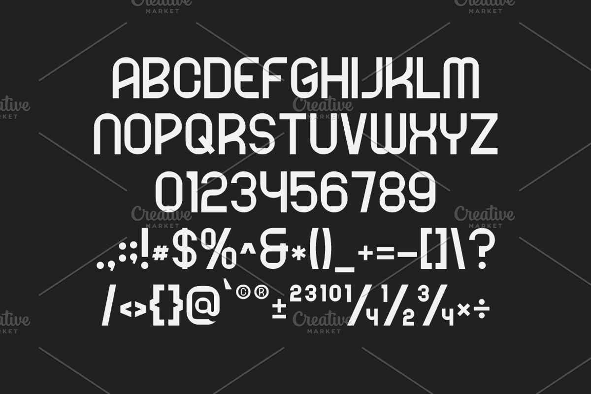 Troble Unique Sans Typeface, a Sans Serif Font by Artiveko (Photo 2 of 7)