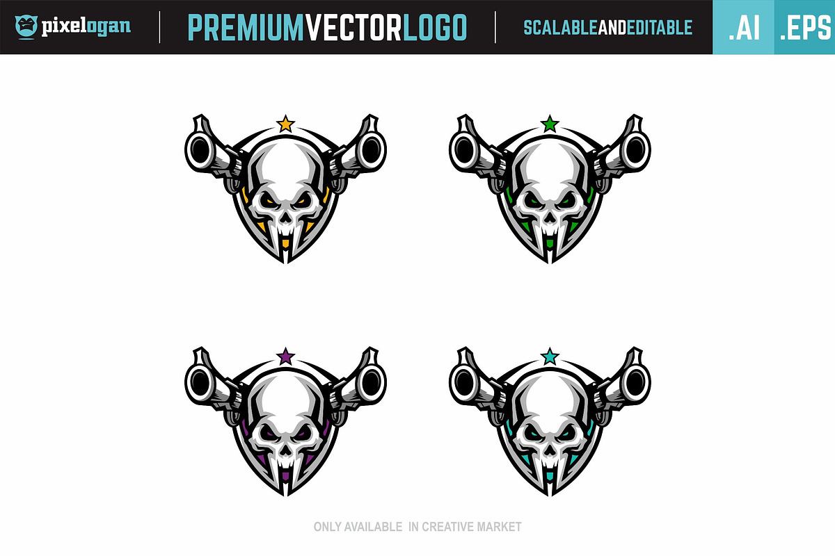 Ghost Elite Logo, a Branding & Logo Template by pixelogan (Photo 3 of 3)