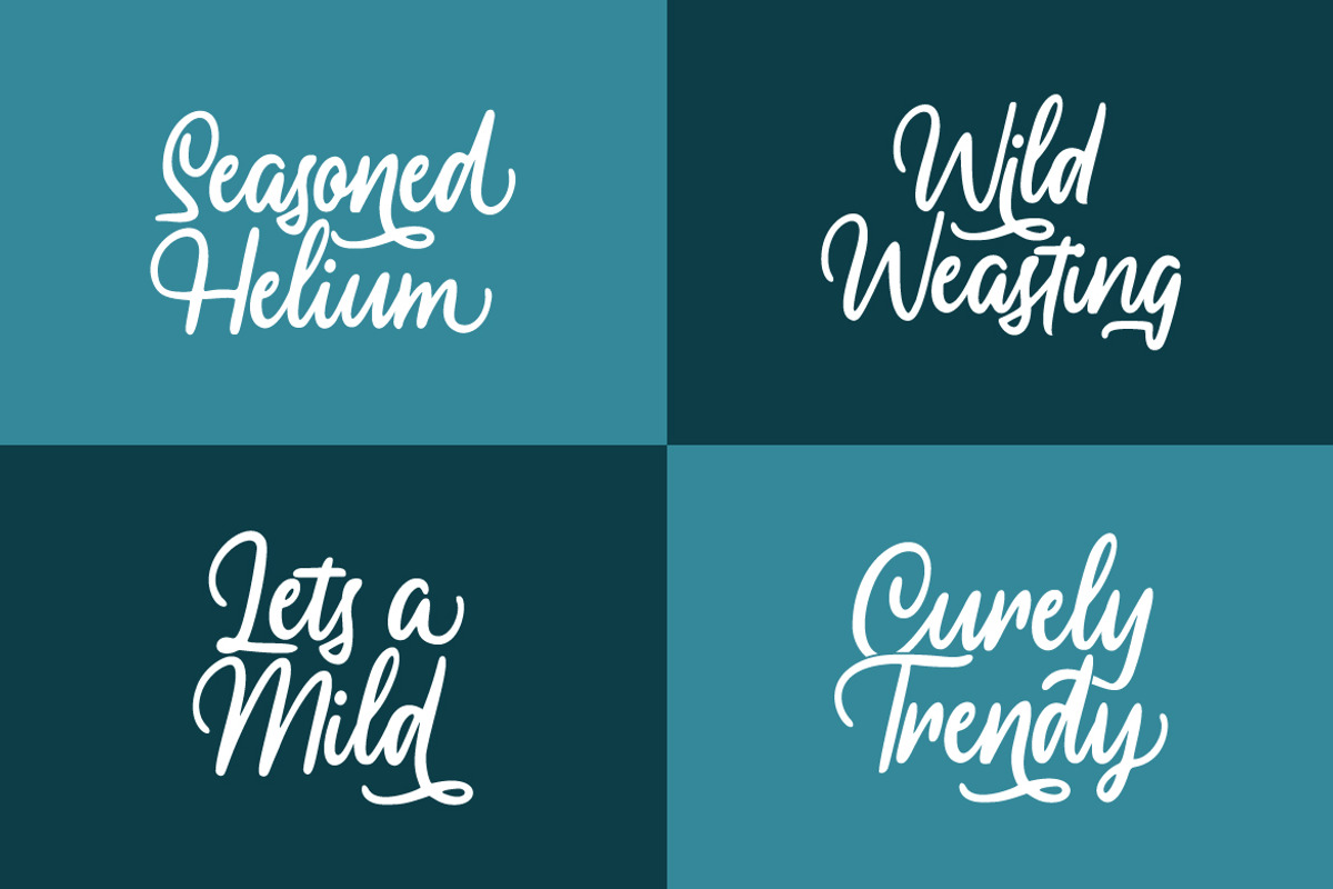 Rossegenia - Cursive Script Font preview 4