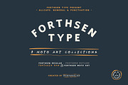 FORTHSEN, a Font by SON OF THIRTEEN (Thumbnail 1 of 7)
