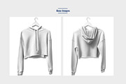 Hanging Crop Top Hoodie Mockup, a Hoody Mockup by Designertale (Thumbnail 6 of 6)