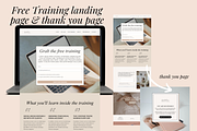Kartra Membership - Rose Gold Bundle, a Landing Page Template by Solana Creative Co. (Thumbnail 7 of 9)