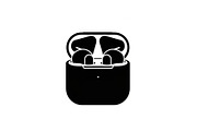 50 Wireless Earbuds Silhouette Icon, an Illustration by abu67222 (Thumbnail 16 of 51)
