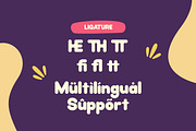 Owrheo - Playful Display Font, a Sans Serif Font by Flawless And Co (Thumbnail 10 of 10)