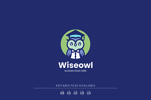 Owl Mascot Logo Design, a Branding & Logo Template by Artnivora.Std