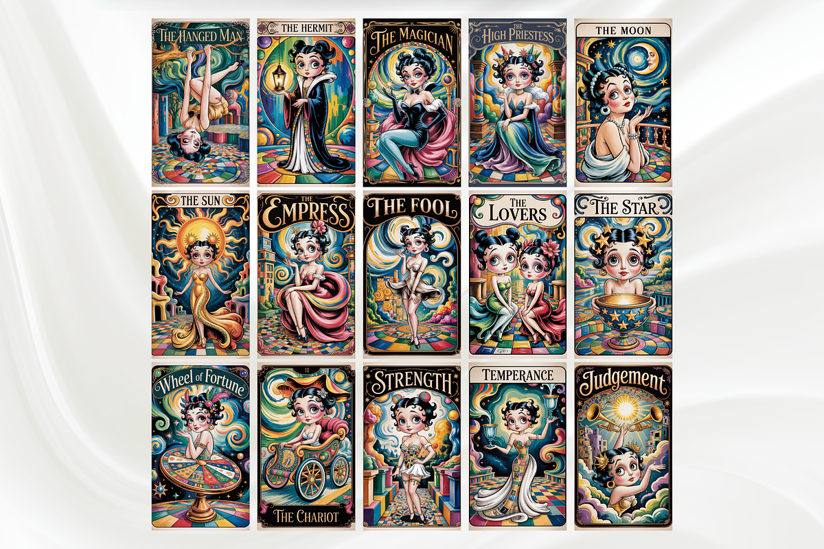 Betty Boop Tarot Cards Deck, an Object Illustration by Mugio (Photo 2 of 6)