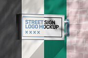 Street Sign Mockup (32 PSD Scenes), an Advertising Mockup by Traint (Thumbnail 6 of 50)