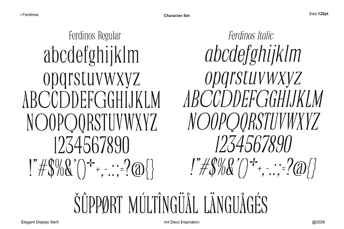Ferdinos, a Serif Font by Dora Typefoundry (Photo 5 of 14)