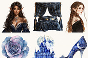 Enchanted Night Court Clipart, a Person Illustration by Design Scotch (Thumbnail 3 of 8)
