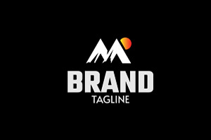 Letter M mountain monogram logo, a Branding & Logo Template by nicemorning