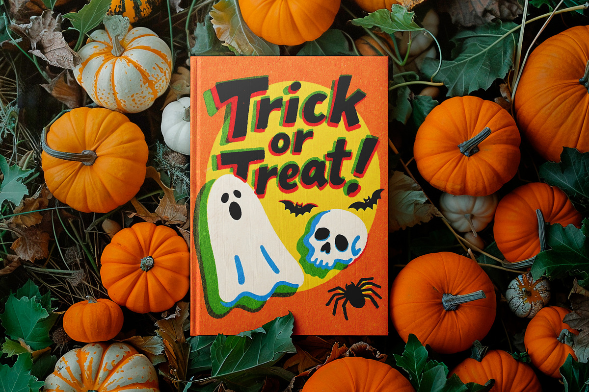 Vintage Halloween Card Illustrations, a Seasonal Illustration by Heather Green Designs (Photo 6 of 9)