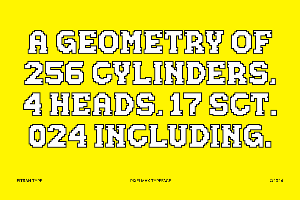 Pixel Max Typeface, a Sans Serif Font by Fitrah Type (Photo 15 of 15)
