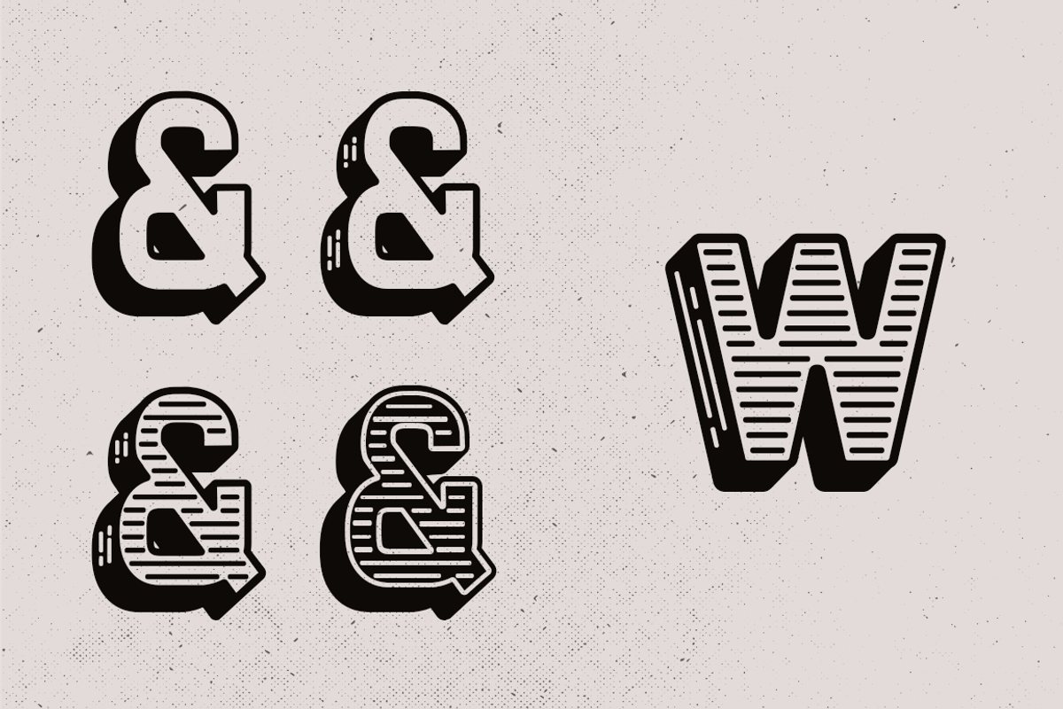 The Woods - Display Font preview 5