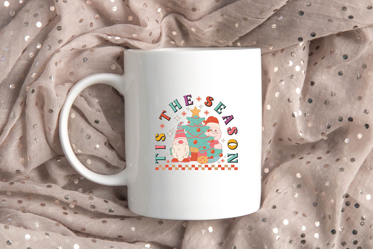 Retro Christmas Sublimation Bundle, a Seasonal Illustration by Craft Nest (Photo 11 of 11)