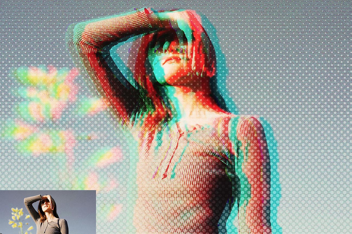 Retro Anaglyph 3D FX Ps Action, an Action Add-On by Studio Retouch (Photo 15 of 16)