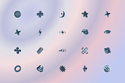 3D Y2K Objects Collection, an Object Graphic by Illustrava (Thumbnail 4 of 7)