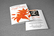 Floral Funeral Program Template-V308, a Brochure Template by Template Shop (Thumbnail 2 of 4)