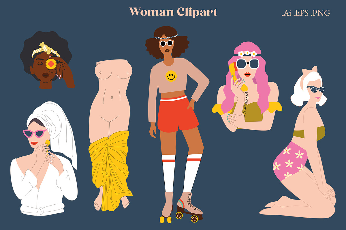 Retro Groovy Hippie Bundle, an Object Graphic by Sofico (Photo 22 of 35)