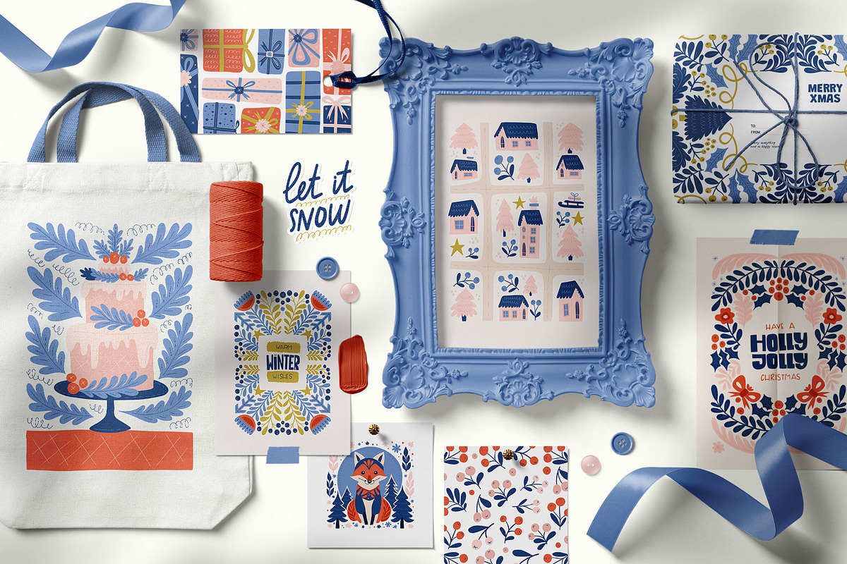 Modern Winter | Wall Art Creator, an Object Graphic by Leleka.Store (Photo 2 of 21)