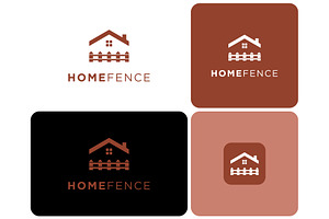 Home Fence Logo, a Branding & Logo Template by ika trisiana