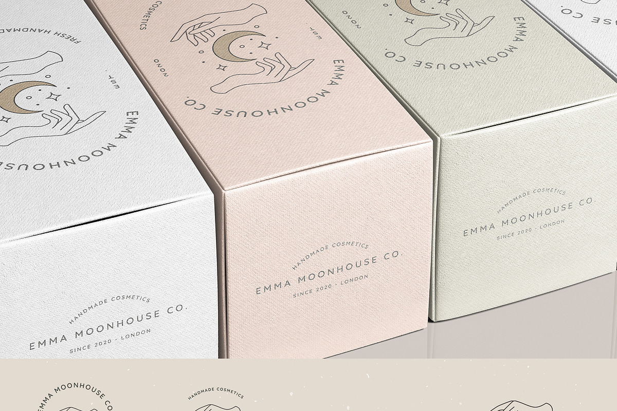 24 Celestial Logo Templates Pack, a Branding & Logo Template by amber&ink (Photo 3 of 14)