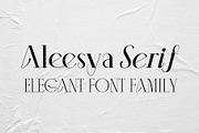 Aleesya Serif Font Family, a Serif Font by Ryul Davidson (Thumbnail 1 of 15)
