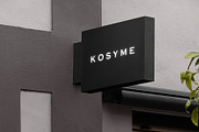 Logo Mockup Modern Hanging Wall Sign, a Product Mockup by Asylab (Thumbnail 1 of 5)