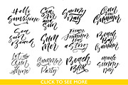 Big Summer Lettering Pack., an Illustration by Asya Mix (Thumbnail 3 of 15)