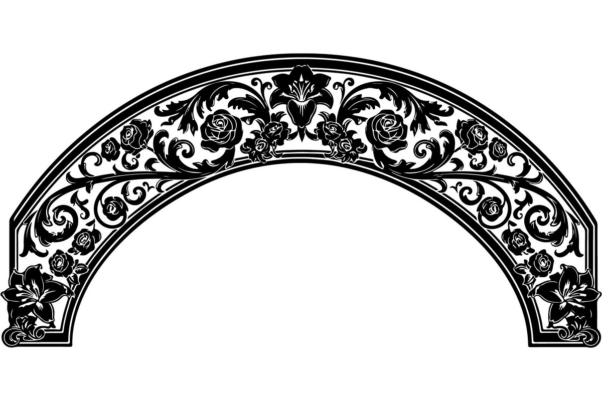 Arabic Ornamental Arch Vector, a Decorative Illustration by Designer_Momina (Photo 6 of 14)