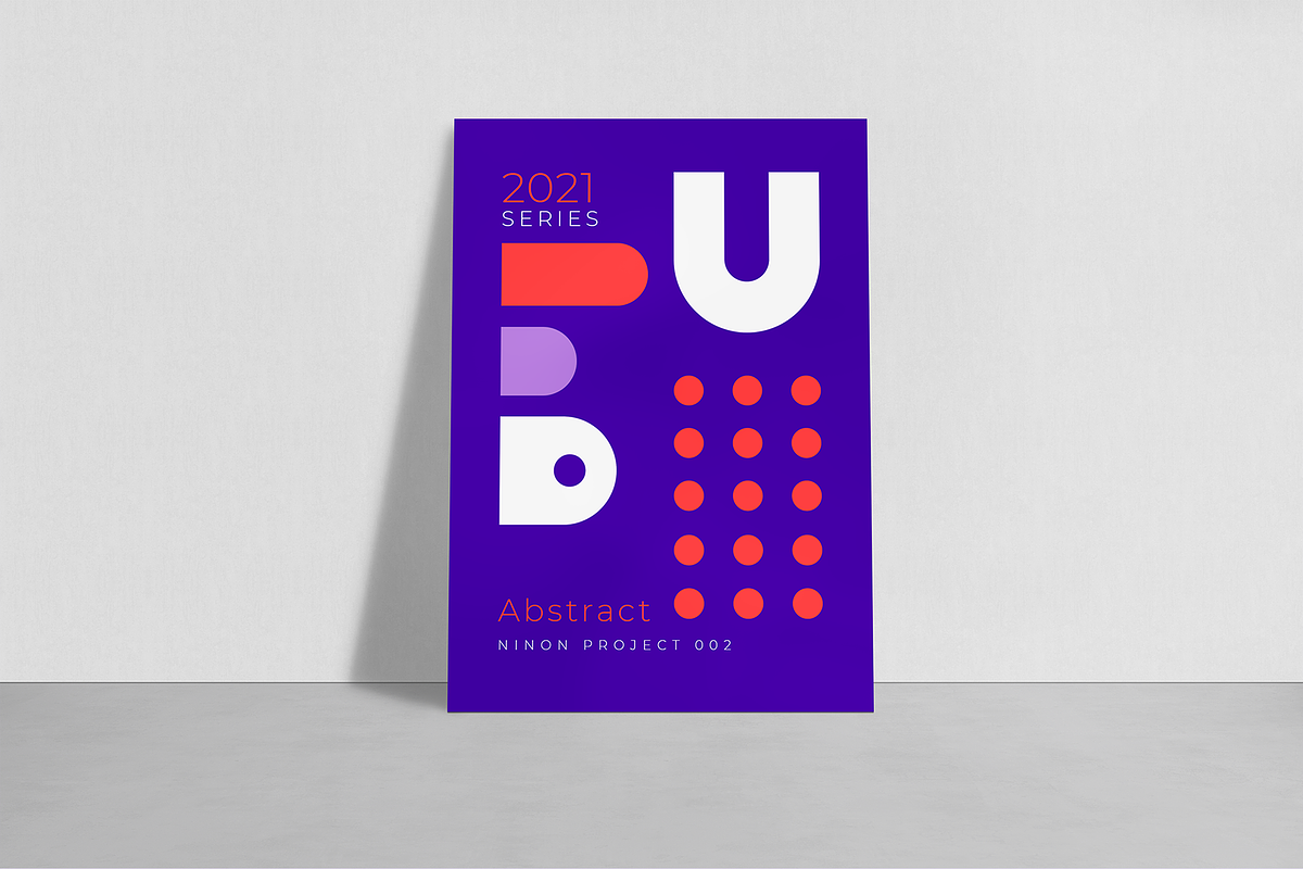 Modern Minimal Poster Templates, a Marketing Template by QASO (Photo 3 of 6)