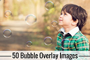 50 Bubble Overlay Photoshop Overlays, a Layer Style Add-On by Supremer Studio (Thumbnail 1 of 2)