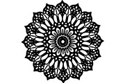Ornate Black Mandala Vector Set, an Object Graphic by Creativeshirt (Thumbnail 4 of 7)