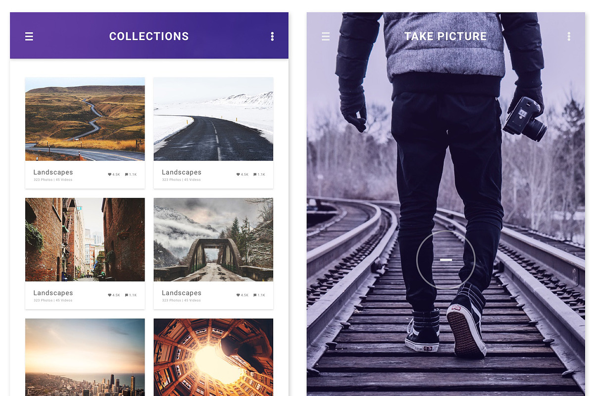 Zoomie - Social Media Adobe XD App, an UI Kit Template by themelove (Photo 7 of 9)