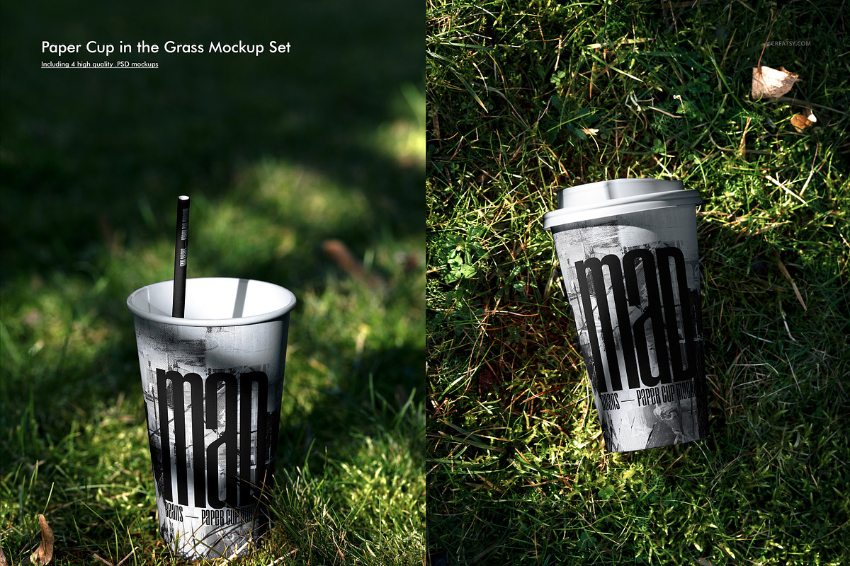 Paper Cup Mockup Bundle, a Cups & Container Mockup by creatsy5 (Photo 14 of 36)