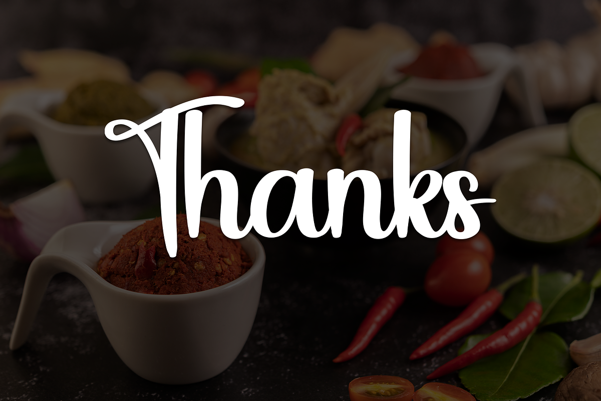 Spicy Cafe | Script Font, a Handwritten Font by Scratchones (Photo 9 of 9)