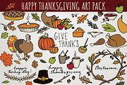 Thanksgiving Art Pack, a Food Illustration by Lemonade Pixel (Thumbnail 1 of 3)